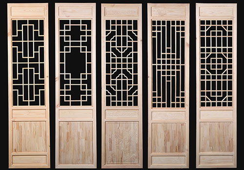 铜川新中式镂空实木花格门窗种类大全定做