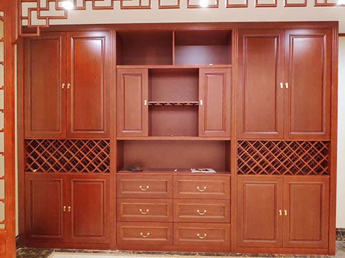 铜川中式家居装修之中式酒柜装修效果图