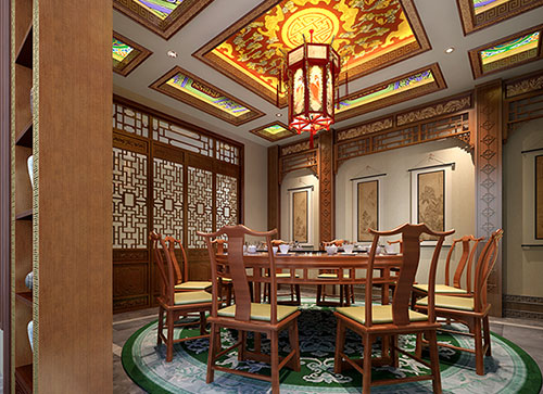 铜川中式古典风格家居装修设计效果图