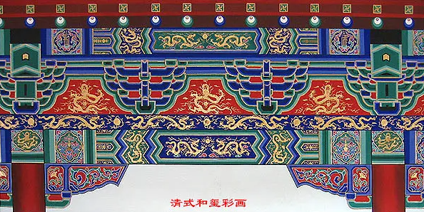 铜川中国建筑彩画装饰图案