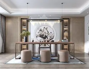铜川新中式风格茶室如何规划设计